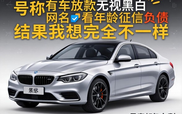 我试了那些号称有车放款无视黑白和不看年龄征信负债的软件，结果和我想的完全不一样