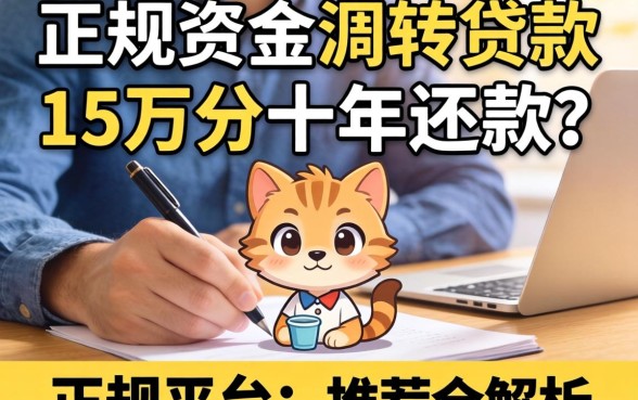 急需资金周转怎么贷款15万分十年还款？正规平台推荐与避坑指南全解析