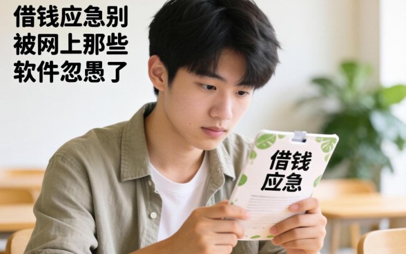 17岁想借钱应急？别被网上那些软件忽悠了