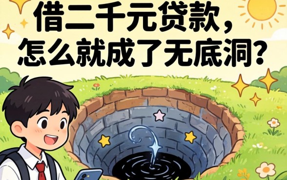 大学生借二千元贷款，怎么就成了无底洞？