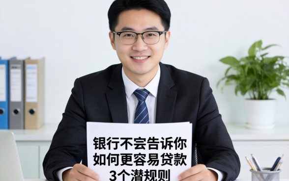 银行经理不会告诉你：如何更容易贷款的3个潜规则