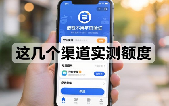 揭秘有没有借钱不用手机验证的APP，这几个渠道实测有额度