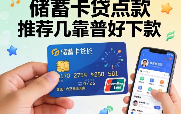 手头紧想用储蓄卡贷点款,求推荐几个靠谱好下款的软件?