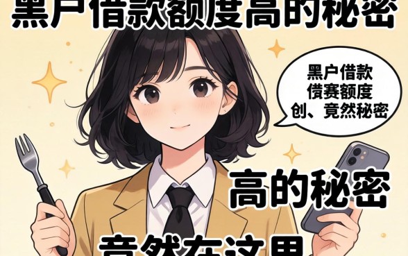 我试了十几个平台，发现黑户借款额度高的秘密竟然在这里