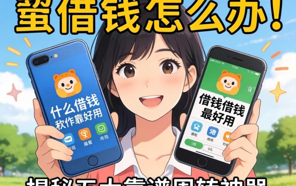 急需用钱怎么办？什么手机借钱软件最好用？揭秘五大靠谱周转神器
