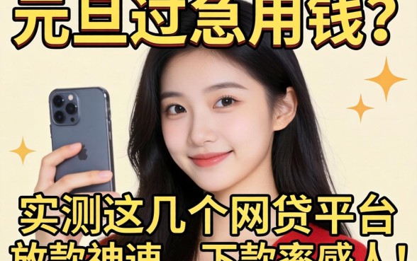 元旦刚过急用钱?实测这几个网贷平台放款神速,下款率感人!