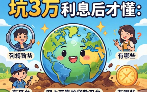 被坑3万利息后才懂:网上可靠的贷款平台有哪些平台