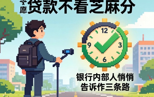 哪些贷款不看芝麻分？银行内部人悄悄告诉你三条路