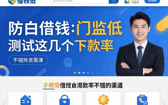 哪个网站借钱门槛低？实测这几个下款率不错的渠道