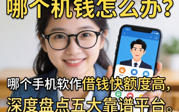 急需用钱怎么办？哪个手机软件借钱快额度高？深度盘点五大靠谱平台