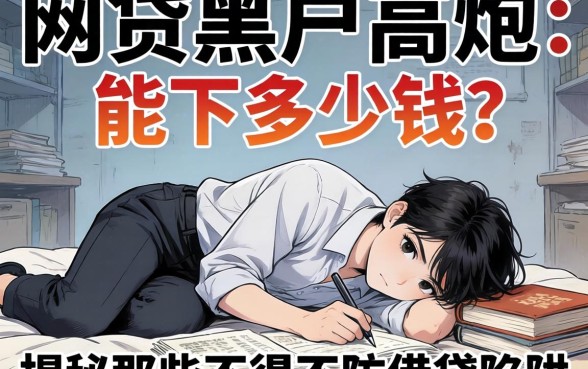 急需用钱身陷绝境？网贷黑户高炮能下多少钱？揭秘那些不得不防的借贷陷阱