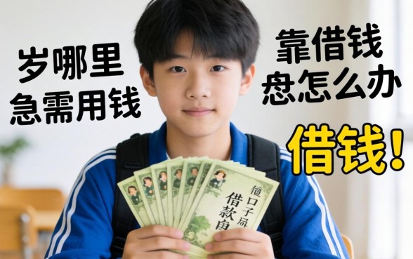 17岁在哪里能借钱呢？急需用钱怎么办？盘点几个靠谱借款口子