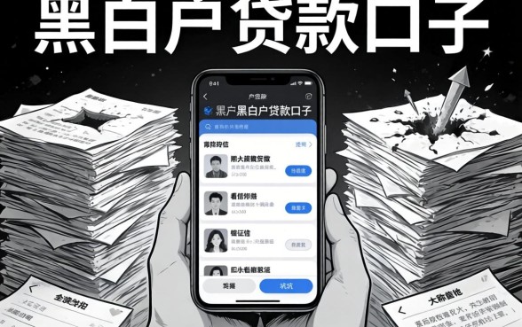 我翻遍了全网所谓的黑白户贷款口子，发现那些声称贷款好做不看征信的app背后藏着大坑