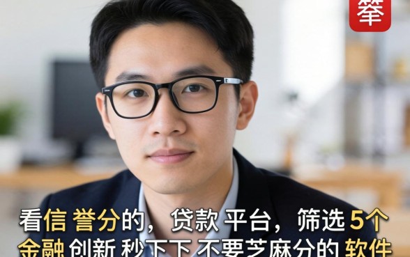 不看信誉分的贷款平台，筛选5个金融创新秒下不要芝麻分的软件