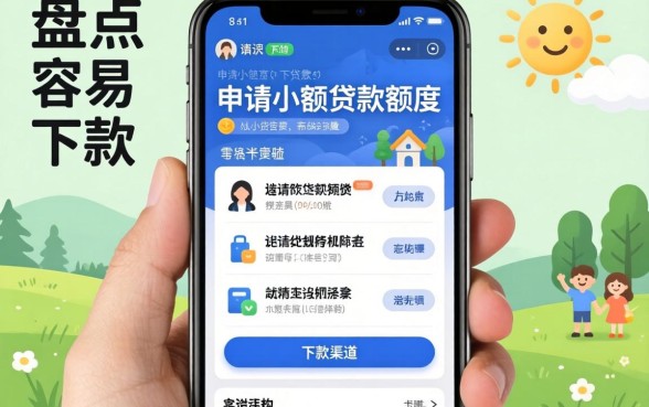手机审请小额贷款额度，盘点几个容易下款的渠道