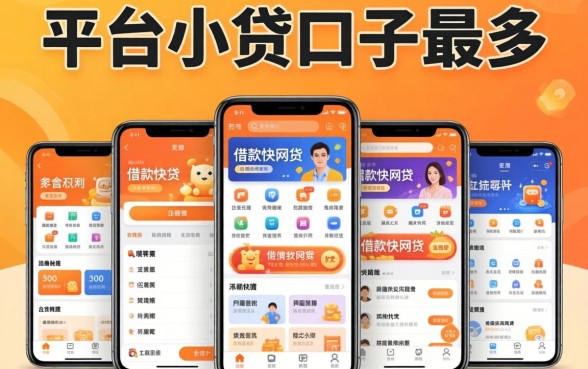 哪个平台小贷口子最多，陈列5个借款快的网贷软件