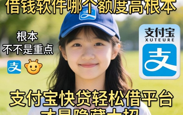 我试了一圈才发现，借钱软件哪个额度高根本不是重点，支付宝快贷轻松借平台才是隐藏大招
