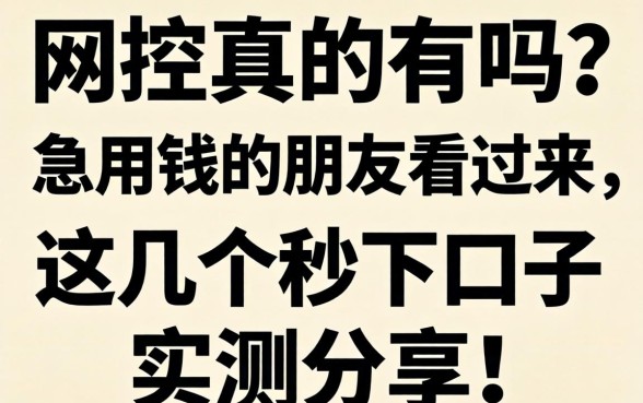 无视风控真的有吗？急用钱的朋友看过来，这几个秒下口子实测分享！