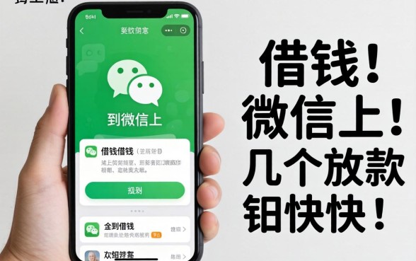 手机什么软件可以借钱到微信上？实测几个放款快的渠道