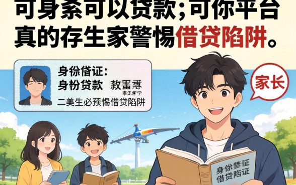 未成年身份证可以贷款的平台真的存在吗?家长和学生必须警惕的借贷陷阱