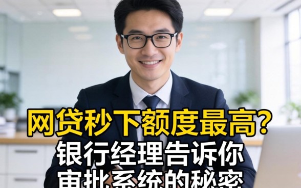 揭秘什么网贷秒下额度最高？银行经理告诉你审批系统的秘密