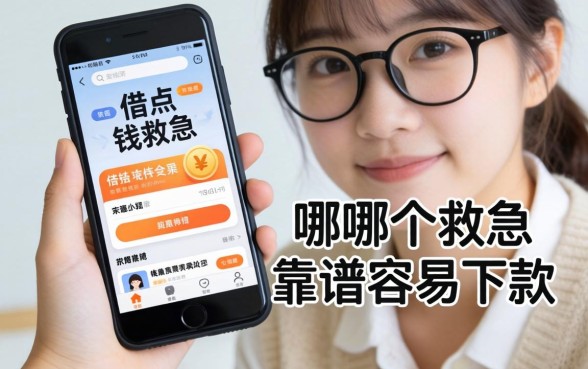 手头紧想手机上借点钱救急，哪个APP靠谱容易下款？