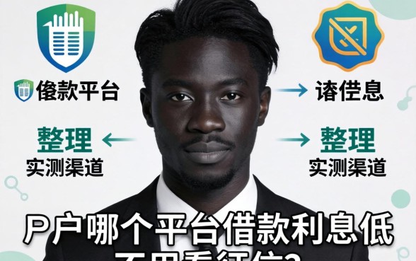 黑户哪个平台借款利息低不用看征信的？整理几个实测渠道