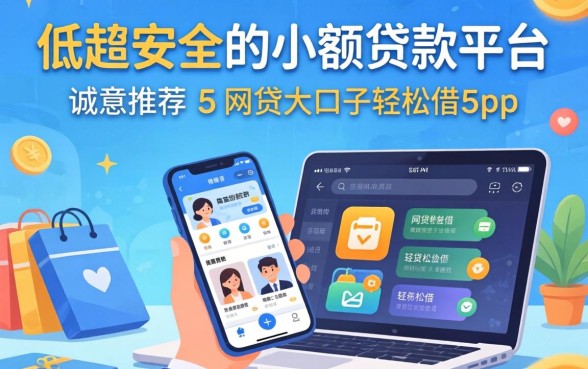 门槛低又安全的小额贷款平台，诚意推荐五个网贷大口子轻松借app
