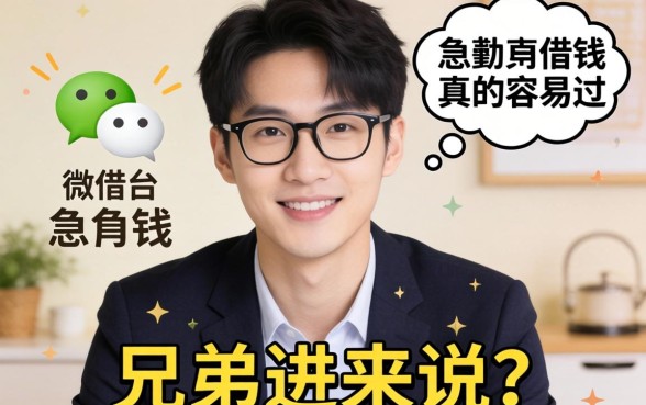 微信里借钱的平台是不是真的容易过?急用钱的兄弟进来说说真实体验