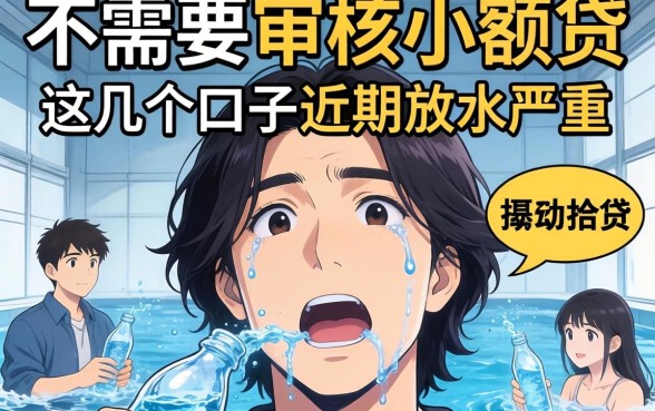 揭秘不需要审核小额贷，这几个口子近期放水严重