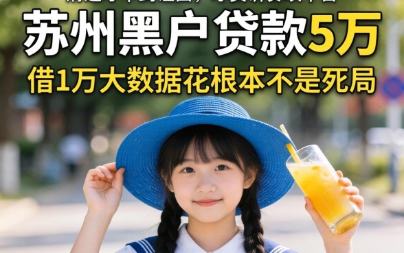 我试了所谓的苏州黑户贷款5万的平台,才发现借1万大数据花根本不是死局
