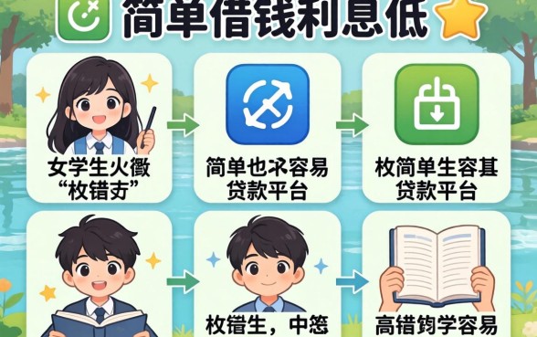 大学生借钱利息低，枚举五个简单容易贷款平台