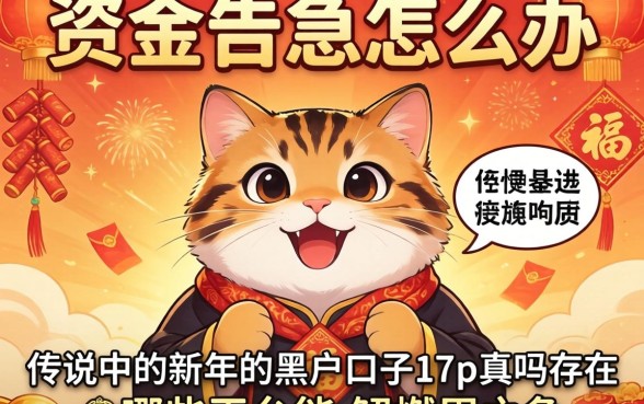 新年资金告急怎么办?传说中的新年的黑户口子17p真的存在吗?哪些平台能解燃眉之急?
