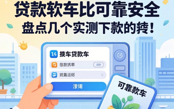 什么贷款软件比较可靠安全？盘点几个实测下款的平台