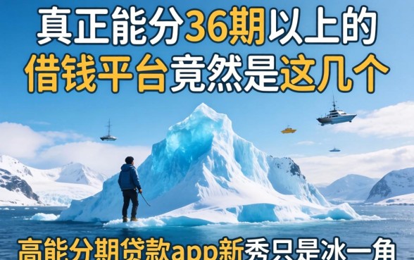 我找遍全网发现,真正能分36期以上的借钱平台竟然是这几个,高能分期贷款app新秀只是冰山一角