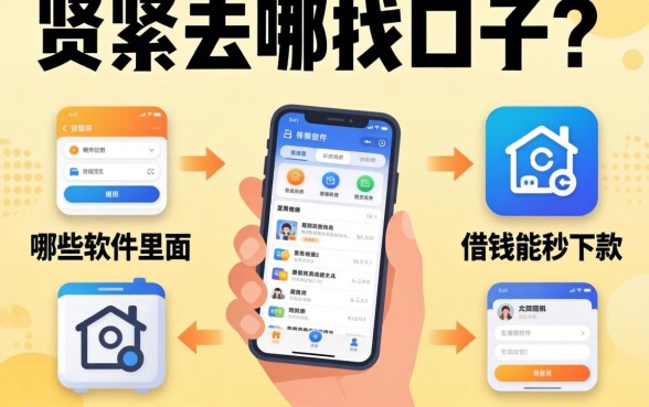 手头紧去哪找口子？哪些软件里面可以借钱能秒下款？盘点五个靠谱周转平台
