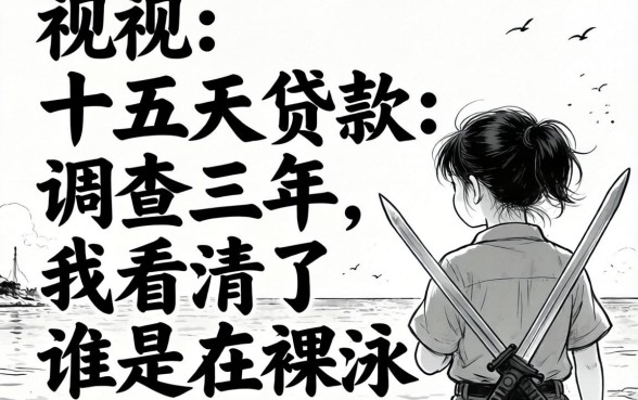 无视黑白的十五天贷款:调查三年,我看清了谁在裸泳