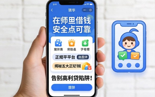黑户手机里在哪里借钱安全点可靠？揭秘五大正规平台，告别高利贷陷阱！
