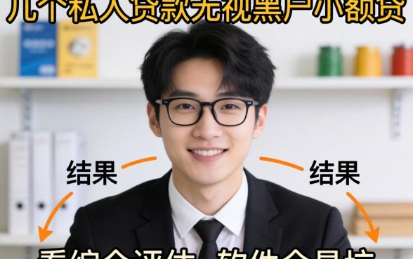 我试了几个私人贷款无视黑户小额贷，结果发现不看综合评估的软件全是坑