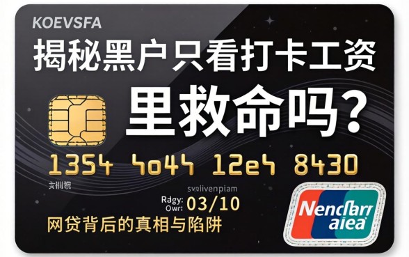 工资卡里的数字能救命吗？揭秘黑户只看打卡工资的网贷背后的真相与陷阱
