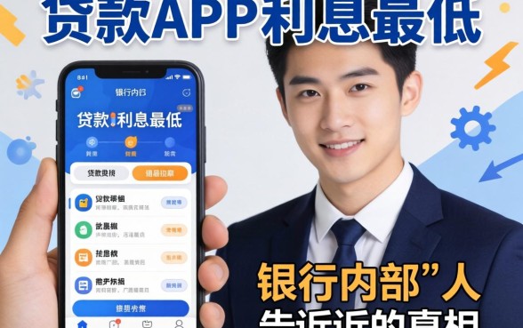哪个贷款app利息最低?银行内部人告诉你真相