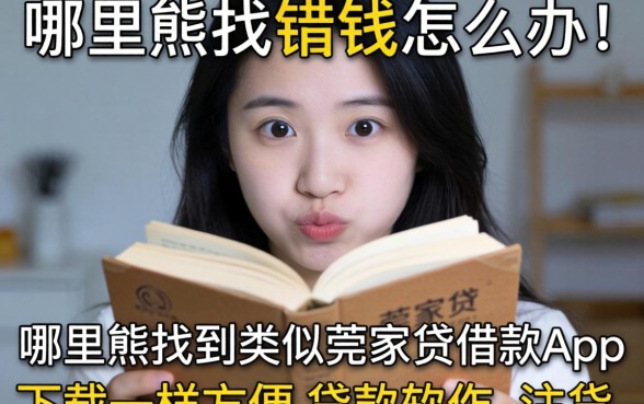 急需用钱怎么办?哪里能找到类似莞家贷借款app下载一样方便的贷款软件?
