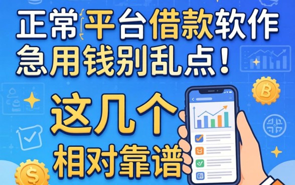 揭秘正规大平台借款软件：急用钱别乱点，这几个相对靠谱