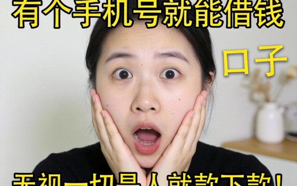 我试了那些号称有个手机号就能借钱无视一切是人就下款的口子,结果有点意外