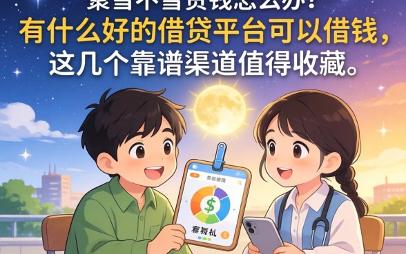 急需用钱怎么办？有什么好的借贷平台可以借钱？这几个靠谱渠道值得收藏