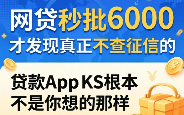我试了网贷秒批6000，才发现真正不查征信的贷款app根本不是你想的那样