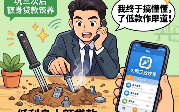 被坑三次后,我终于搞懂了低利息大额贷款软件的门道