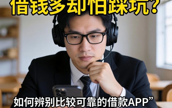急需用钱却怕踩坑?如何辨别比较可靠的借款app,这五个平台或许能解燃眉之急