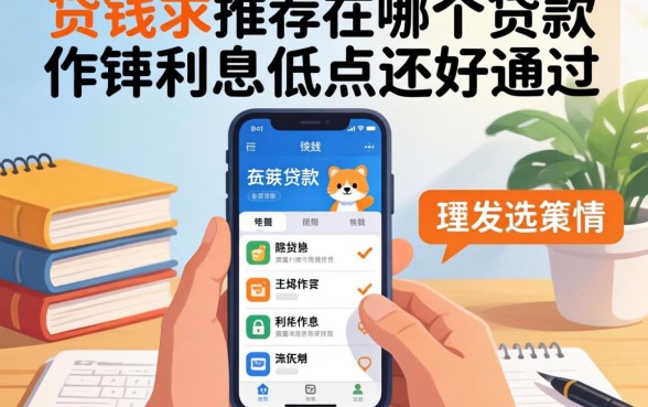急需用钱求推荐！现在哪个贷款软件利息低点还好通过？