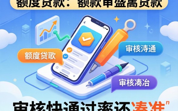 分享几个有额度的贷款，审核快通过率还凑合